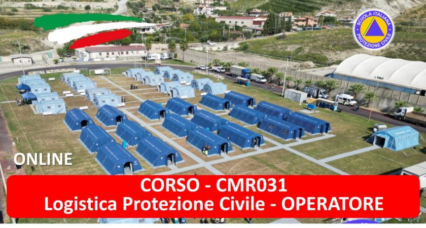 CMR031 - Logistica Protezione Civile - OPERATORE