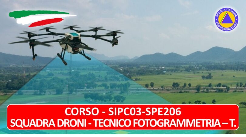 SIPC03-SPE206 - Squadra DRONI - Tecnico Fotogrammetria - TEORIA SUPPORTO