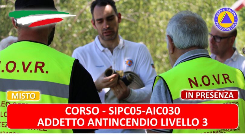 SIPC05-AIC030 Addetto Antincendio Livello 3